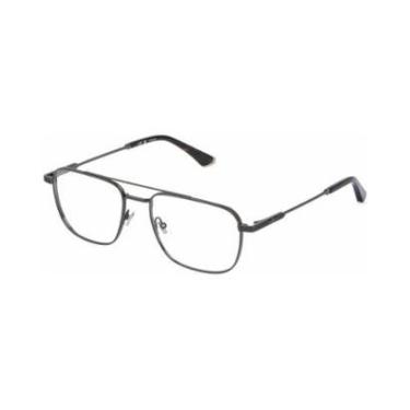 Imagem de Armação para Óculos de Grau Police VPLQ75 0584 Titanium-Masculino
