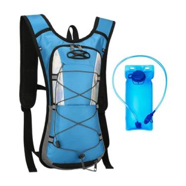 Imagem de Pegciuho Mochila de Hidratação com Bexiga de Hidratação de 2L Mochila de água Hydro Water Daypack para Mochila, Azul