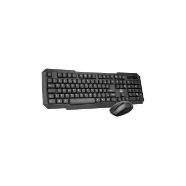 Imagem de Kit Teclado e Mouse Bright 0055 Sem Fio Slim Preto