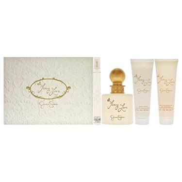 Imagem de Fancy Love by Jessica Simpson for Women - 4 Pc Gift Set 3.4oz EDP Spray, 0.34oz EDP Mini Spray, 3oz