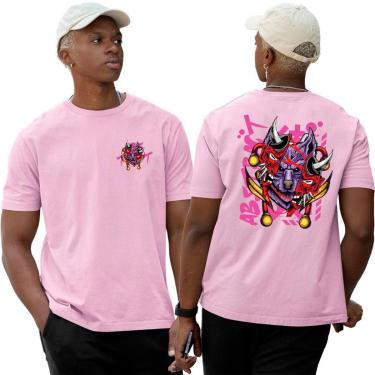 Imagem de Camisa Algodão Basica‎ The Wolf's Mask Abstract-Unissex