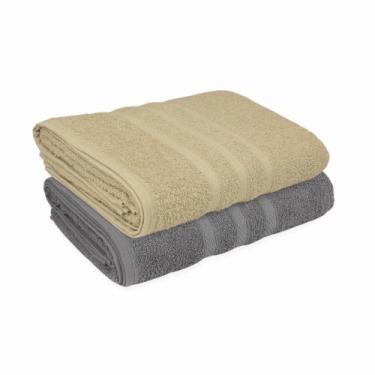 Imagem de Kit com 2 Toalhas de Banho Macia e Felpuda Valência  Material 100Algod