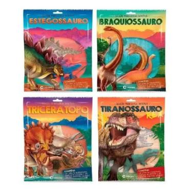 Imagem de Dinossauros incriveis sortido - 4 capas - Culturama, 3