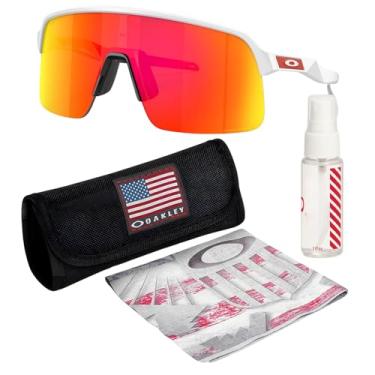 Imagem de OAKLEY Óculos de sol SUTRO Lite OO9463 em formato retangular com kit oficial de óculos, Branco fosco, 39 mm