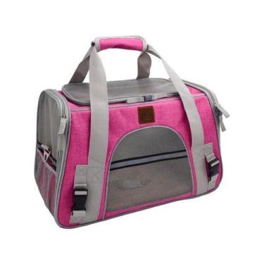 Imagem de Bolsa De Transporte Pet Avião Para Cães E Gatos Luxo - Ninabag