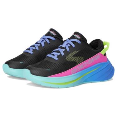Imagem de Skechers Tênis feminino Wave 92-Imara Breeze, Preto/Multi, 13 Little Kid