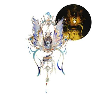 Imagem de MU 3D Metal Puzzles Model Kits for Adults Building The Red Eye of Angel, Wedjat-Eyes Steel Jigsaw Ancient Myths Magic Power DIY Sets, Dad Birthday New Year Xmas Home Desk Decor