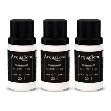 Imagem de 3 Ampolas Fluido Concentrado De Queratina 20ml - Reconstrução Capilar 