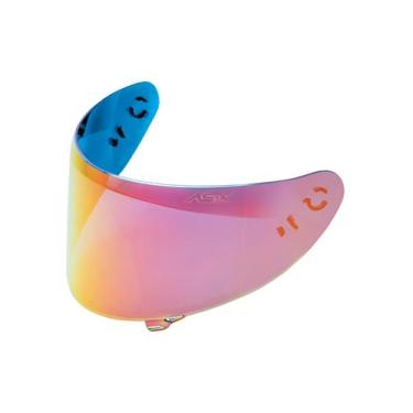 Imagem de Viseira asx revo v18b vermelha metalizada