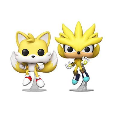 Imagem de Pop Funko 2 Pack Super Tails & Super Silver Sonic