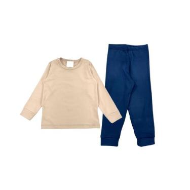 Imagem de Conjunto Blusa E Calça Térmico Peluciado Juvenil Infantil - Fofotinhos