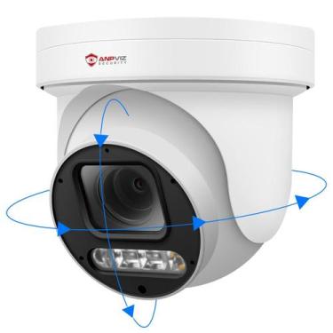 Imagem de Câmera PTZ Anpviz 4K 8MP com zoom 5X externo com detecção humana