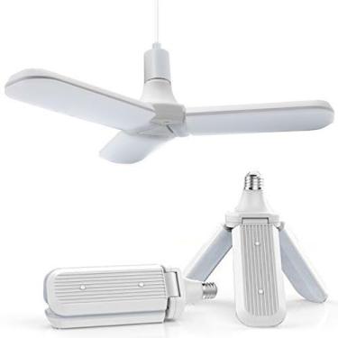 Imagem de Lâmpada Led 45w Pétalas Dobrável Ajustável Forte 3 Folhas Cor Da Luz Branco-frio 110v/220v