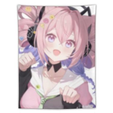 Imagem de LIEGBMEU Tapeçaria de biquíni sexy anime menina 152.4 cm x 203.2 cm interior exterior parede colcha arte decoração de tapeçaria caprichosa, AF456