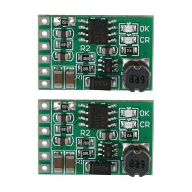 Imagem de Micro Traders Placa de descarga de carregador de 5 V 2 peças, módulo de impulso conversor DC-DC para sistema solar de lítio para bateria de lítio 18650 14500