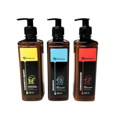 Imagem de Kit Premisse Shampoo, Condicionador e Sabonete 400ml para hoteis, pousadas, academia, higiene pessoal
