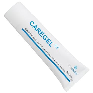 Imagem de Pomada Curativo Caregel Hidrogel 30g – Gel Hidratante e Absorvente para Feridas | Tratamento de Úlceras, Queimaduras, Cortes e Abrasões