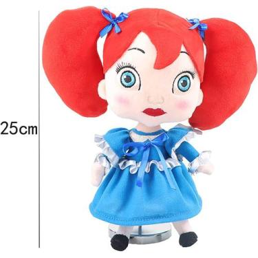 Imagem de Poppy Playtime Huggy Wuggys Girl Plush Toy, 9,8 polegadas Carrinho - H