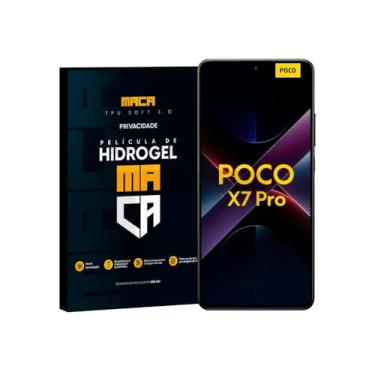 Imagem de Película Hidrogel - Mi Poco X7 Pro - Privacidade - Frontal
