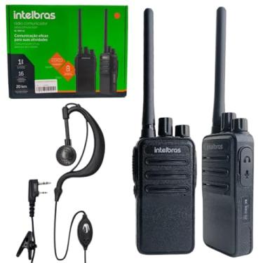 Imagem de Walkie Talkie RC 3002 G2 Intelbras + Fone Microfone Simples Ht