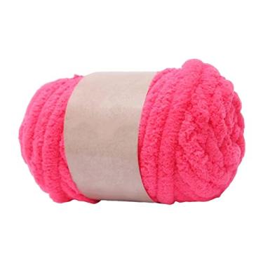 Imagem de predolo Tecido de Tricô, Fio de Crochê, Fio de Pano para Iniciantes em Crochê, Faça Você Mesmo, Bolsa, Cobertor, Almofada, Projetos, Rosa vermelha