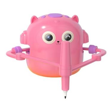 Imagem de predolo Robô de Desenho Elétrico para Crianças com 100 Cartões de Aprendizagem E 2 Canetas, Rosa