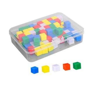 Imagem de Dynwave 100 Peças de Cubos de Centímetro Blocos Manipulativos para Professores Famílias Do Ensino Fundamental