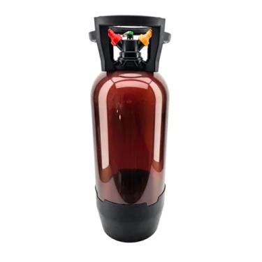 Imagem de Barril PET âmbar Oxebar 20L - Fermentador de pressão, barril para fabricação de cerveja com tubo de imersão flutuante, PRV, tampa de carbonatação - Uso doméstico e comercial