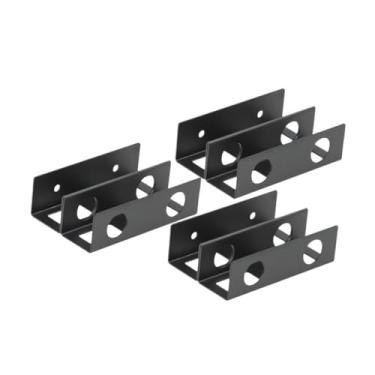 Imagem de BaotyJie 3 peças sob o suporte de laptop de mesa sob o laptop de mesa com almofadas de proteção de silicone com 6 suporte de armazenamento de teclado para