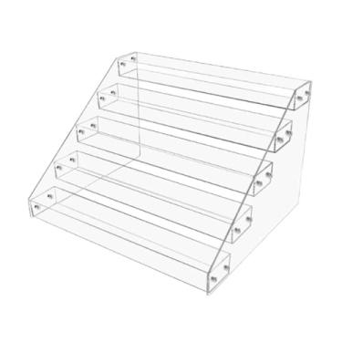 Imagem de predolo Organizador de esmaltes, suporte para esmaltes, prateleira para armazenamento de, suporte para batom para lojas, armários para batom, bancadas, 5 Níveis