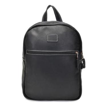 Imagem de Mochila Reforçada Couro com Compartimento para Notebook Casual-Unissex