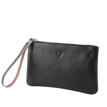 Imagem de Bolsa Carteira Clutch de Couro Bovino São Paulo F.C. - Produto Oficial (Tricolor) (Tricolor)