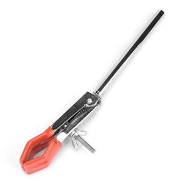 Imagem de Braçadeira química para frasco, braçadeira de condensador 135 ° suporte para retorta para instrumento de ensino de laboratório, 23 x 5 x 2 cm