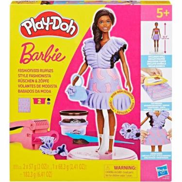 Imagem de Massinha Play Doh Barbie Babados da Moda Hasbro G1359