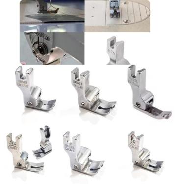 Imagem de Kit de calcadores sapata pezinho compensado para pesponto maquina reta