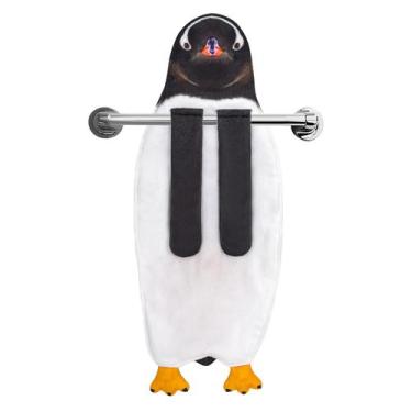 Imagem de Toalha AGRIMONY Toalha de mão fofa em forma de pinguim para cozinha