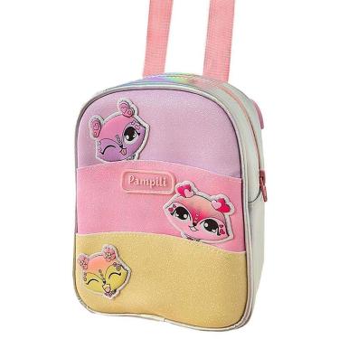 Imagem de MOCHILA INFANTIL FEMININA GATINHAS SINTÉTICO PAMPILI REF: 6001148-Feminino