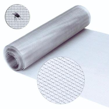Imagem de Tela Inox para Hortas Anti Pragas 1 metro x 3 metros Mosquiteira - FIC