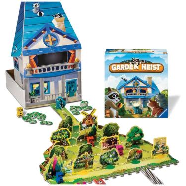 Imagem de Jogo de Tabuleiro Ravensburger Garden Heist para Crianças a partir de 6 anos Diversão em Família Esconde-Esconde com Guaxinins