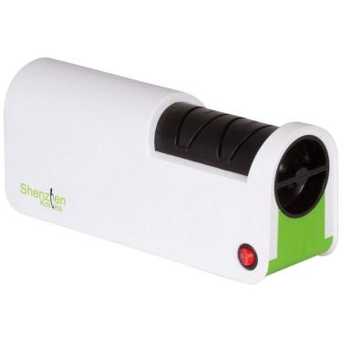 Imagem de Afiador Elétrico para Facas com Lâminas de Cerâmica e Aço Inoxidável, 110v, SHENZHEN KNIVES SZSHARP, Branco