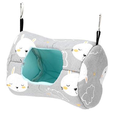 Imagem de Tbest Doméstico House Rat Rato de Estimação de Estimação de de Hamster Hamster Ing House Plies, Quatro Estações G Ham Ing para Nas Pequenos Animais de (Coelho cinza)