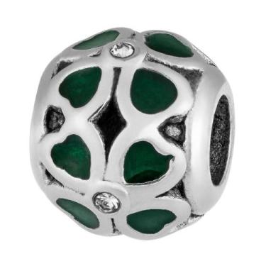 Imagem de Berloque de Aço Separador Link Green Lucky Coleção Steel Dreams - Conv