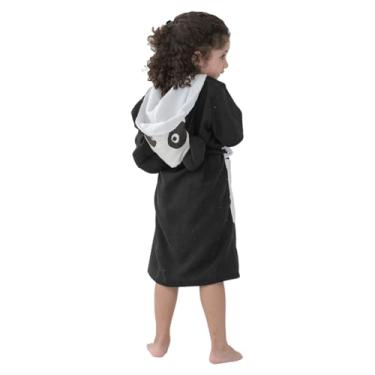 Imagem de Toalha Roupão Infantil Bebe Criança Piscina Capuz Bichinho