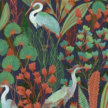 Imagem de Papel De Parede Ciara Folhagem Verde A58403