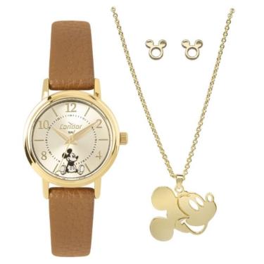 Imagem de Relógio Condor Feminino Ref: Co2035Njm/Ki5X Dourado Mickey +