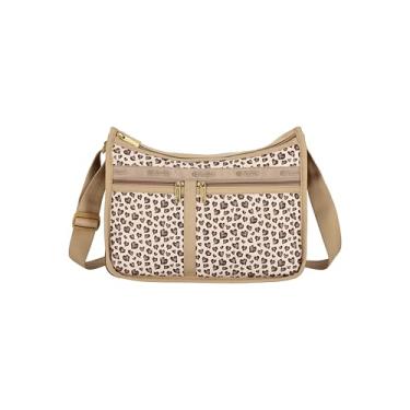 Imagem de LeSportsac Bolsa de luxo para uso diário, Latte Heart Lpd Brown)