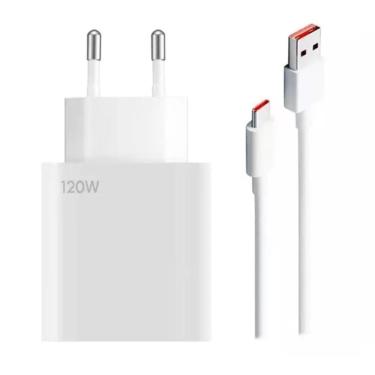 Imagem de Fonte Carregador Type C 120w Turbo + Cabo de Dados 6A - Compativel com X3 X4 X5 XT