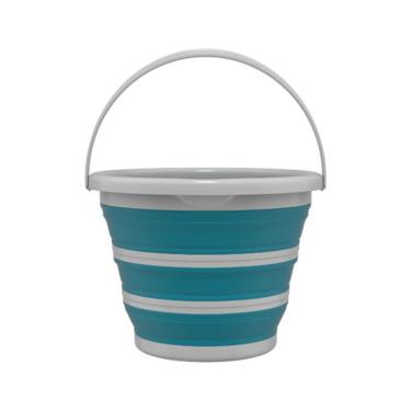 Imagem de Balde Retrátil Verde Esmeralda 10L - FlashLimp