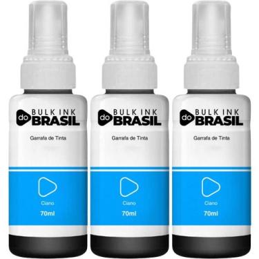 Imagem de Kit 3 Tintas Para Epson T664 L355 L365 L395 L455 L1300 L110 - Bulk Ink