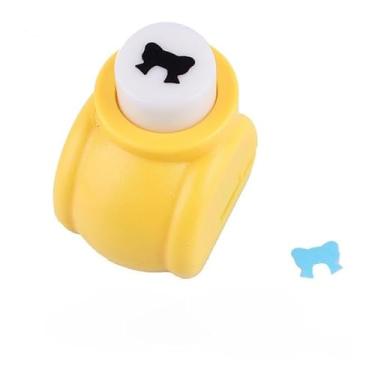 Imagem de 1 peça 8 mm cor aleatória mini scrapbook perfuradores artesanais cortador cartão artesanato impressão chita diy flor papel artesanato perfurador furo furador (laço)